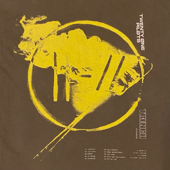 Twenty One Pilots Trench Tee Shirt Size Large - Picture 2 of 5